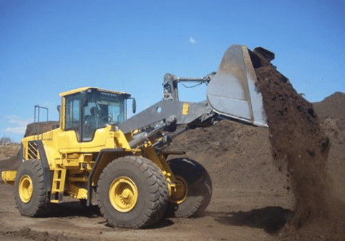 transporte con excavadora